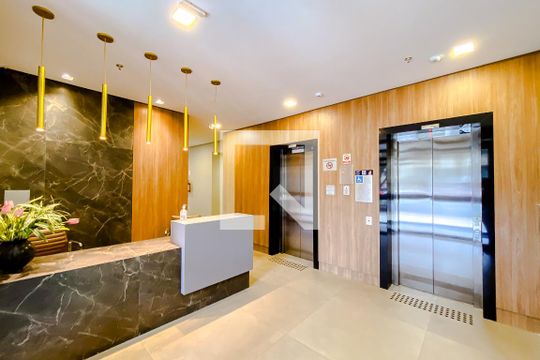 Área comum de kitnet/studio para alugar com 1 quarto, 26m² em Belenzinho, São Paulo
