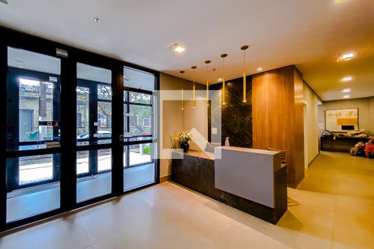Área comum de kitnet/studio para alugar com 1 quarto, 26m² em Belenzinho, São Paulo