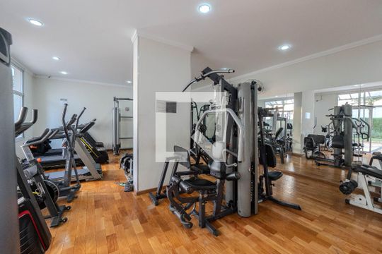 Área comum - Academia de apartamento para alugar com 2 quartos, 47m² em Morro dos Ingleses, São Paulo