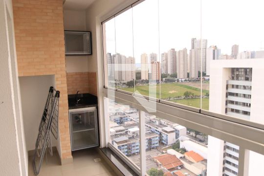 Varanda de apartamento à venda com 3 quartos, 76m² em Alto da Glória, Goiânia