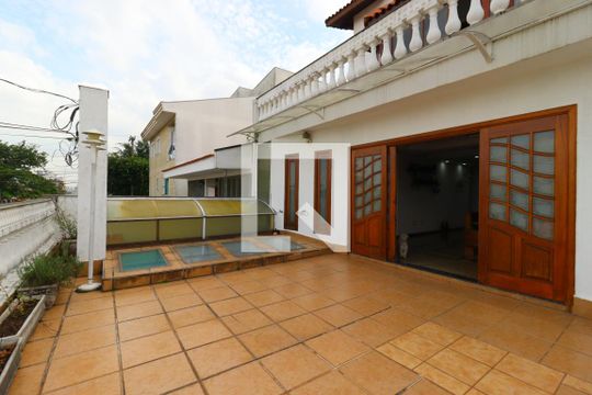 Varanda da Sala de casa à venda com 3 quartos, 420m² em Vila Metalúrgica, Santo André