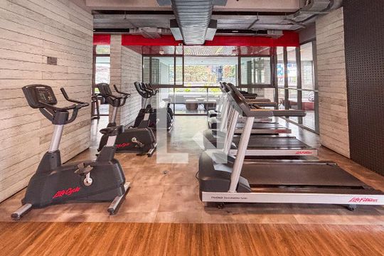 Área comum - Academia de apartamento à venda com 1 quarto, 94m² em Pinheiros, São Paulo