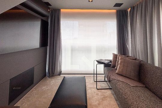 Sala  de apartamento à venda com 1 quarto, 94m² em Pinheiros, São Paulo