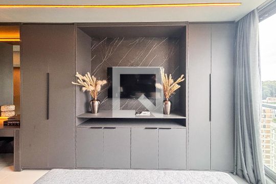 Suíte  de apartamento à venda com 1 quarto, 94m² em Pinheiros, São Paulo