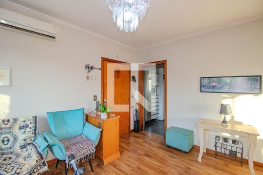 Sala de Estar de apartamento à venda com 3 quartos, 97m² em Rio Branco, Porto Alegre