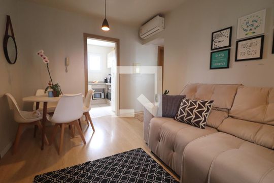 Sala de apartamento à venda com 2 quartos, 63m² em São Jorge, Novo Hamburgo