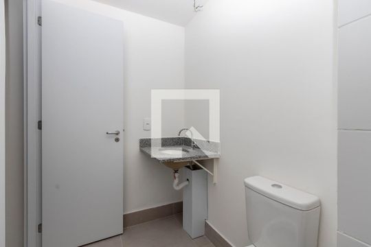 Banheiro da Suíte de apartamento à venda com 2 quartos, 47m² em Santo Amaro, São Paulo
