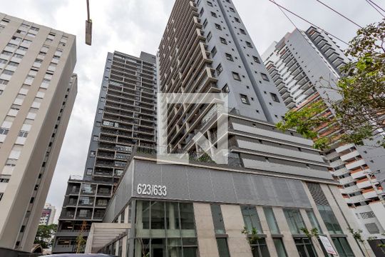 Fachada de apartamento à venda com 2 quartos, 47m² em Santo Amaro, São Paulo
