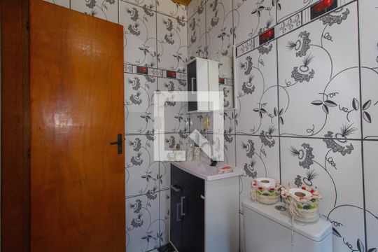 Casa 1 - Banheiro da Suíte de casa à venda com 2 quartos, 200m² em Harmonia, Canoas