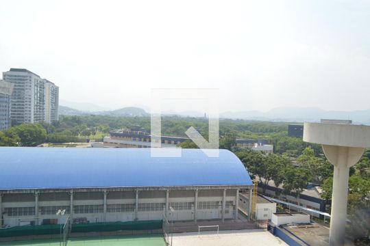 Vista da Suíte de apartamento para alugar com 3 quartos, 85m² em Barra da Tijuca, Rio de Janeiro