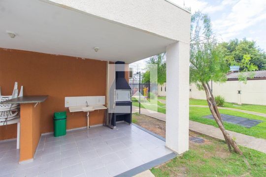 Área comum - Churrasqueira de apartamento para alugar com 2 quartos, 43m² em Mato Grande, Canoas