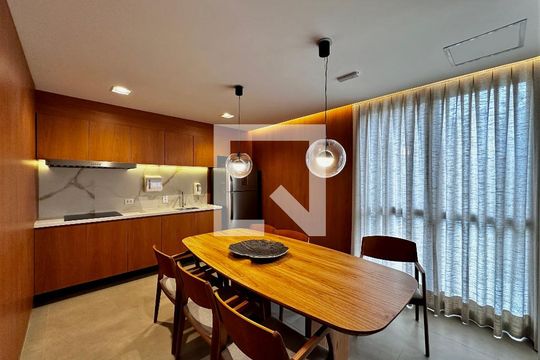 Espaço Gourmet de apartamento à venda com 1 quarto, 51m² em Santo Amaro, São Paulo