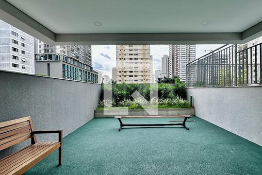 Área comum de apartamento à venda com 1 quarto, 51m² em Santo Amaro, São Paulo