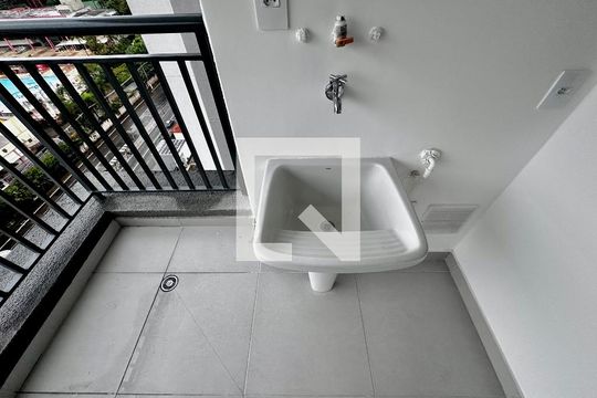 Área de Serviço de apartamento à venda com 1 quarto, 51m² em Santo Amaro, São Paulo