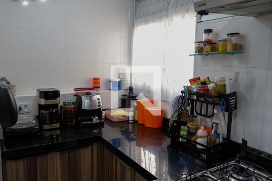 Cozinha de apartamento à venda com 3 quartos, 88m² em São Pedro, Osasco