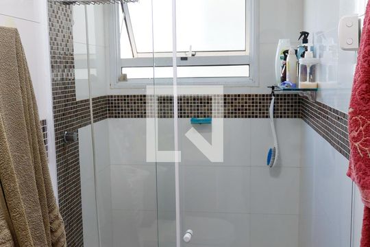 Banheiro da Suíte 2 de apartamento à venda com 3 quartos, 88m² em São Pedro, Osasco