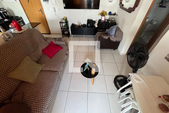 Sala de apartamento para alugar com 2 quartos, 65m² em Macuco, Santos