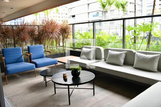 Área comum - Churrasqueira de kitnet/studio à venda com 1 quarto, 27m² em Vila Clementino, São Paulo