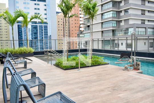 Área comum - Piscina de kitnet/studio à venda com 1 quarto, 27m² em Vila Clementino, São Paulo