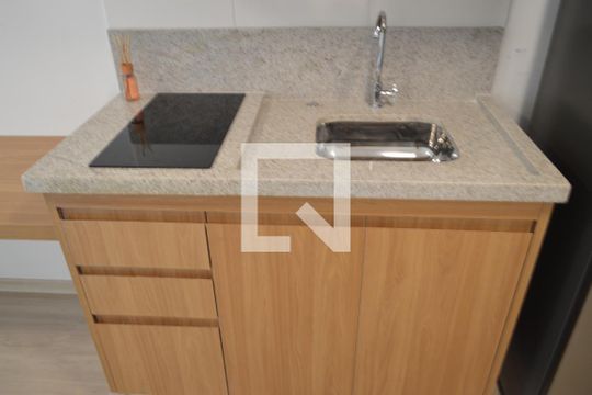 Cozinha de kitnet/studio para alugar com 1 quarto, 37m² em Vila Mariana, São Paulo