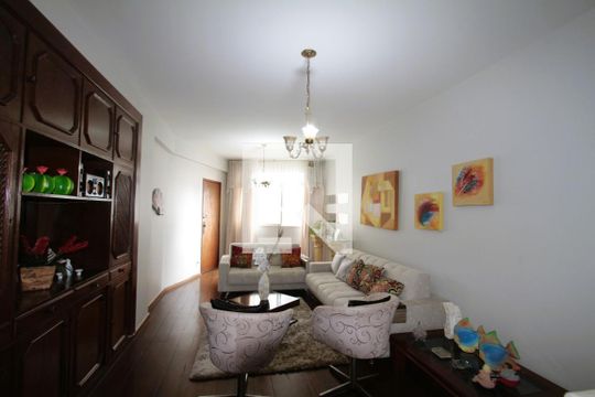 Sala de apartamento à venda com 3 quartos, 115m² em Luxemburgo, Belo Horizonte