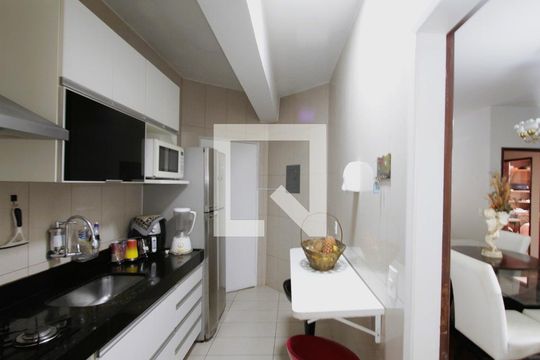 Cozinha de apartamento à venda com 3 quartos, 115m² em Luxemburgo, Belo Horizonte