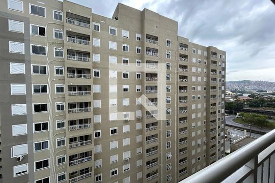 Varanda da sala de apartamento para alugar com 2 quartos, 37m² em Del Castilho, Rio de Janeiro