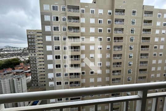 Vista da varanda da sala de apartamento para alugar com 2 quartos, 37m² em Del Castilho, Rio de Janeiro