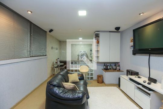Sala da Cobertura de apartamento à venda com 3 quartos, 150m² em Alto Caiçaras, Belo Horizonte