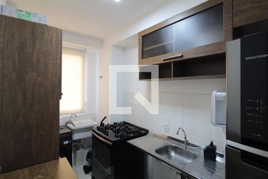 Cozinha e Área de Serviço de apartamento à venda com 2 quartos, 50m² em Jardim Guanabara, Belo Horizonte