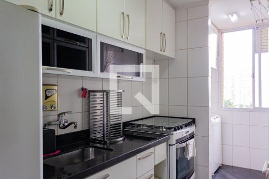 Cozinha de apartamento para alugar com 2 quartos, 70m² em Lapa de Baixo, São Paulo