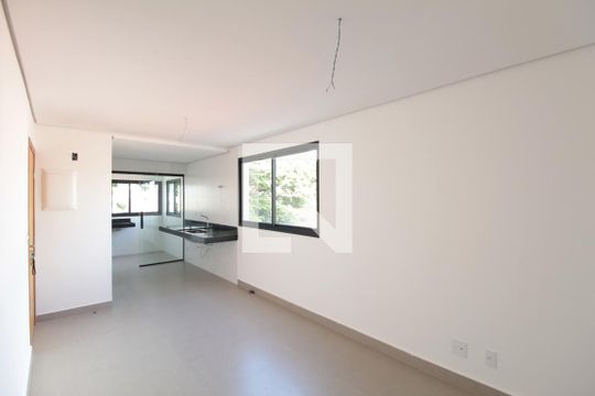 Sala de apartamento à venda com 3 quartos, 78m² em Planalto, Belo Horizonte