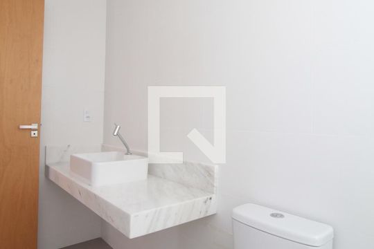 Banheiro Social de apartamento à venda com 3 quartos, 78m² em Planalto, Belo Horizonte