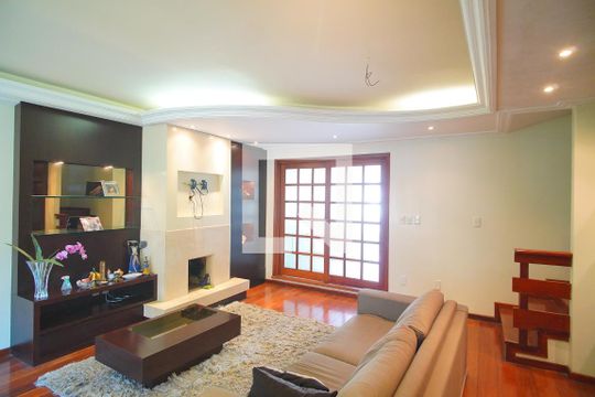 Sala de Estar de casa à venda com 4 quartos, 313m² em Jardim Lindóia, Porto Alegre