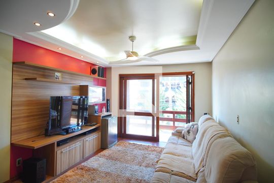 Sala de TV de casa à venda com 4 quartos, 313m² em Jardim Lindóia, Porto Alegre