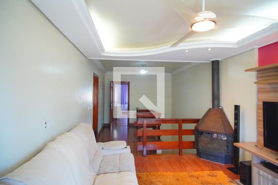 Sala de TV de casa à venda com 4 quartos, 313m² em Jardim Lindóia, Porto Alegre