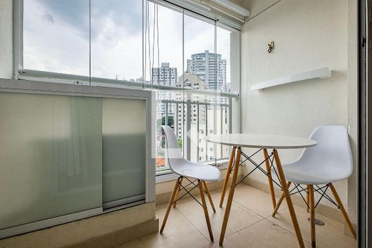 Studio - Varanda de kitnet/studio à venda com 1 quarto, 30m² em Alto de Pinheiros, São Paulo