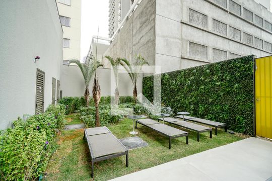 Área comum de kitnet/studio para alugar com 1 quarto, 23m² em Tatuapé, São Paulo