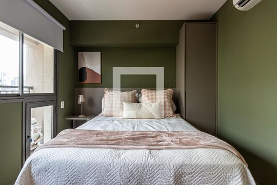 Studio de kitnet/studio para alugar com 1 quarto, 24m² em Santo Amaro, São Paulo