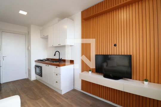 Sala/Cozinha de apartamento para alugar com 1 quarto, 30m² em Água Branca, São Paulo