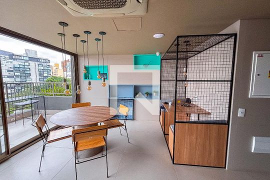 Área comum de kitnet/studio à venda com 1 quarto, 23m² em Cerqueira César, São Paulo