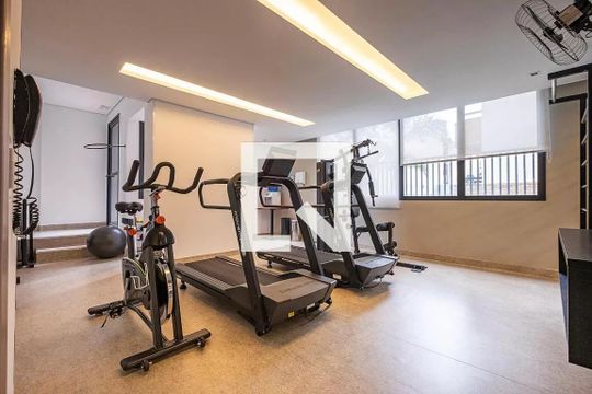 Área comum - Academia de apartamento à venda com 1 quarto, 33m² em Pinheiros, São Paulo
