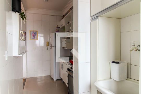 Área de Serviço de apartamento para alugar com 2 quartos, 50m² em Vila Monte Santo, São Paulo