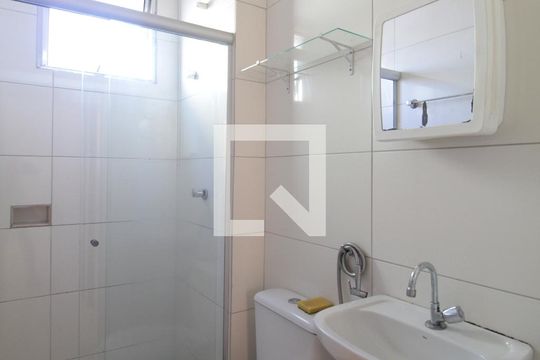 Banheiro Social de apartamento à venda com 2 quartos, 44m² em Jardim Leblon, Belo Horizonte