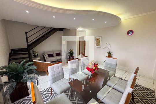 Sala de apartamento à venda com 4 quartos, 213m² em Jardim Riacho das Pedras, Contagem