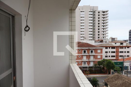 Sacada de apartamento para alugar com 2 quartos, 80m² em Canto do Forte, Praia Grande