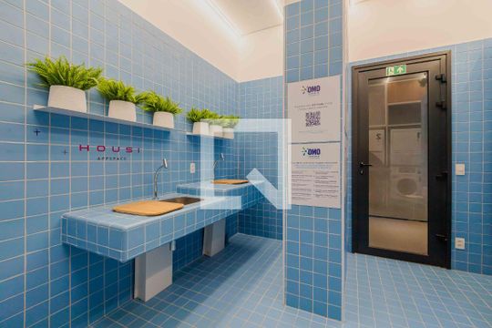 Lavanderia de kitnet/studio para alugar com 1 quarto, 37m² em Pinheiros, São Paulo