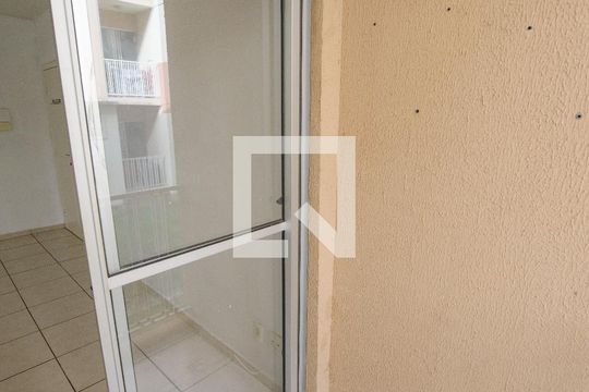 Varanda da Sala de apartamento para alugar com 2 quartos, 49m² em Campos Elíseos, Taubaté