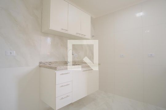 Cozinha e Área de Serviço de apartamento à venda com 2 quartos, 40m² em Chácara Santo Antônio (zona Leste), São Paulo