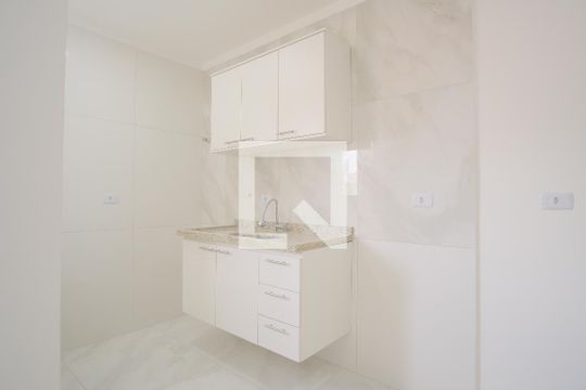 Cozinha e Área de Serviço de apartamento à venda com 2 quartos, 40m² em Chácara Santo Antônio (zona Leste), São Paulo